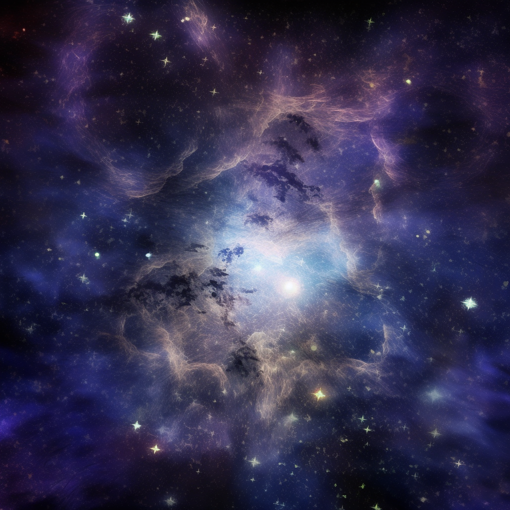 Nebula with stars and cosmic dust, representing the deep exploration in AI development.