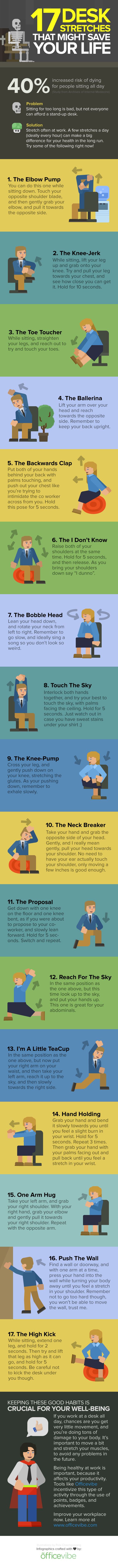17 Desk Stretches to Save Your Workday (And Your Life!)